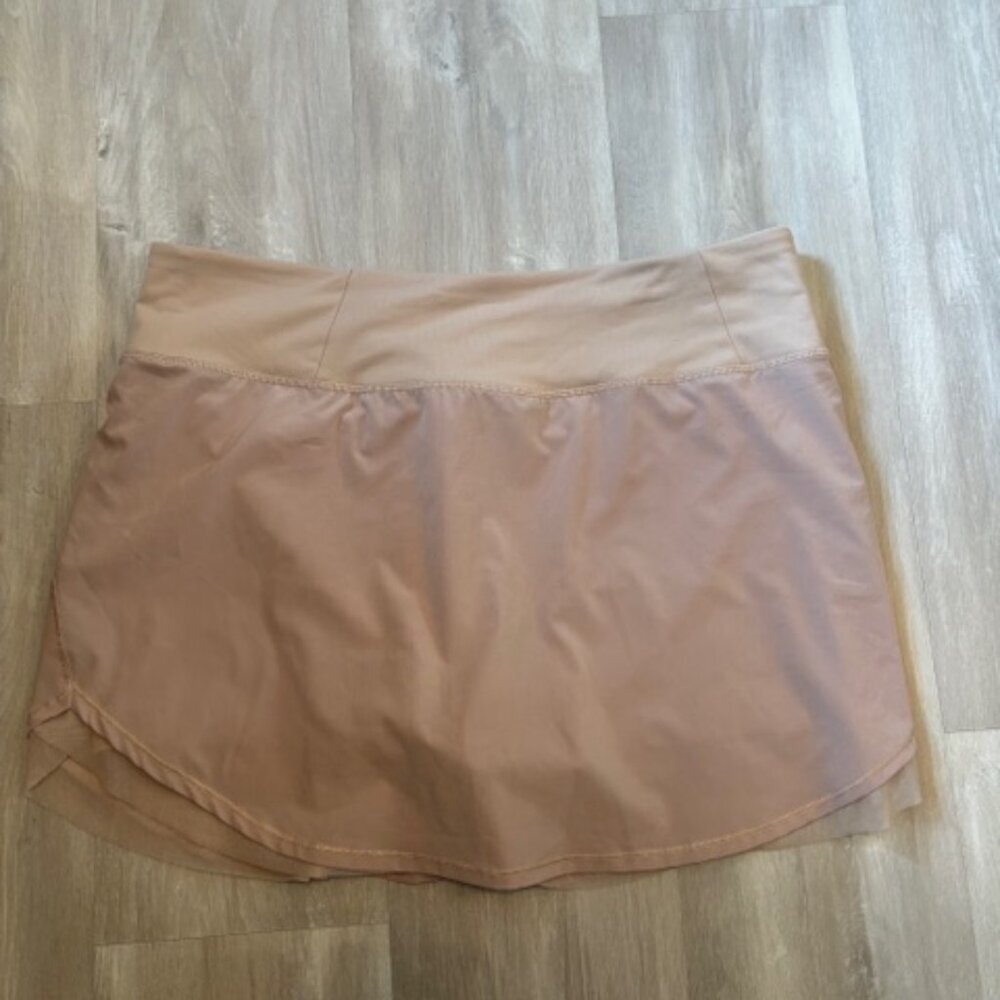 CALIA by Carrie Underwood Tulip Hem Skort in tan size XL - Picture 2 of 5